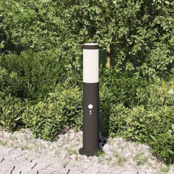 Verlichting*vidaXL Bolderverlichting met sensor 50 cm RVS IP44