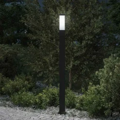 Bolderverlichting 110 cm Zwart IP44>vidaXL New