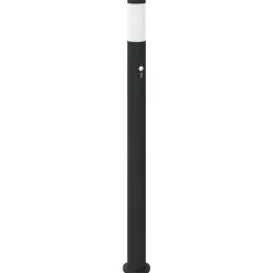 Verlichting*vidaXL Bolderverlichting met sensor 110 cm roestvrij staal IP44