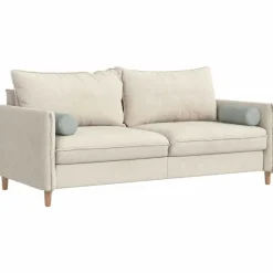 Bolster Kussens 2 stuks Ø 15 x 40 cm Cordstof><noscript><img width=