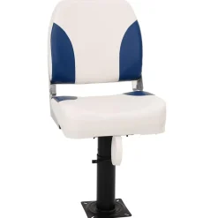 Voertuigonderdelen & -Accessoires*vidaXL Bootstoel 1 set inklapbaar 41x36x48 cm Blauw en wit