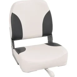 Voertuigonderdelen & -Accessoires*vidaXL Bootstoelen 2 st inklapbaar met hoge rugleuning 41x36x48 cm donkergrijs en wit