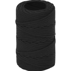Bouwbeslag*vidaXL Boottouw 2 mm 25 m polypropeen Zwart