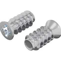 Bouwbeslag*vidaXL Bout 2 pcs Zilver M6 x 12 mm IJzer