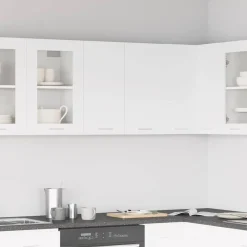 Kasten & Opbergmeubelen*vidaXL Bovenkast Lyon 60x31x60 cm bewerkt hout Wit