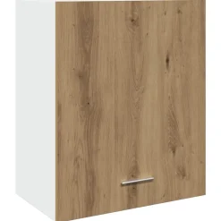 Bovenkast Lyon 50x31x60 cm bewerkt hout artisanaal eikenkleur>vidaXL New
