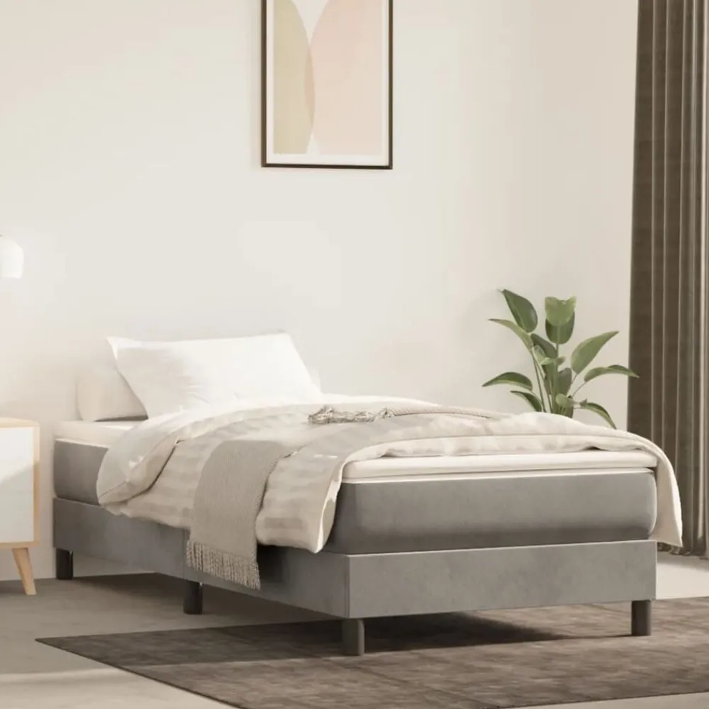 Boxspring bed 80x200 cm fluweel>vidaXL