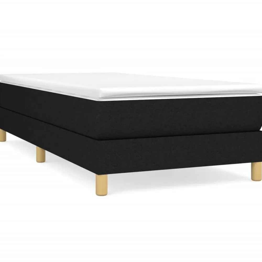 Bedden & Accessoires*vidaXL Boxspring bed 80x200 cm stof Zwart
