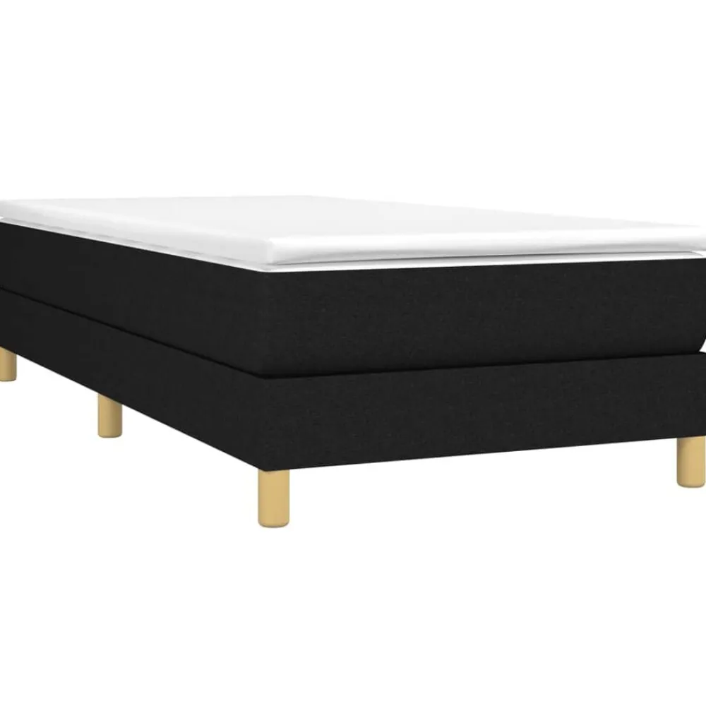 Bedden & Accessoires*vidaXL Boxspring bed 80x200 cm stof Zwart