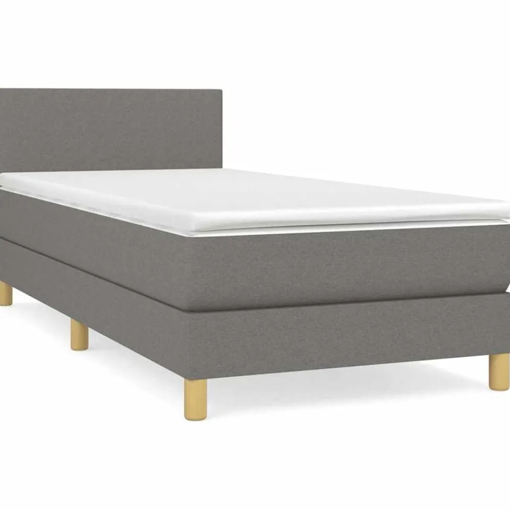 Boxspring met matras stof 80x200 cm>vidaXL Clearance