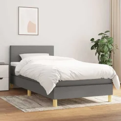 Boxspring met matras stof 80x200 cm>vidaXL Clearance