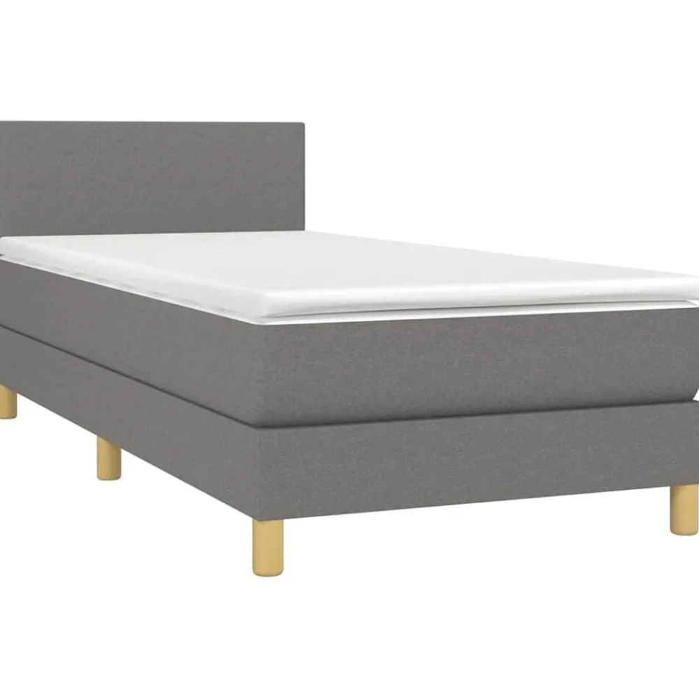 Boxspring met matras stof 80x200 cm>vidaXL Clearance