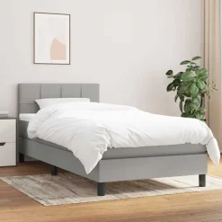 Boxspring met matras stof 80x200 cm>vidaXL Clearance