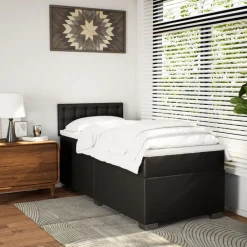 Boxspring met matras kunstleer 80x200 cm><noscript><img width=