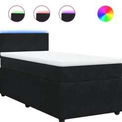 Boxspring met matras fluweel 80x200 cm>vidaXL Online
