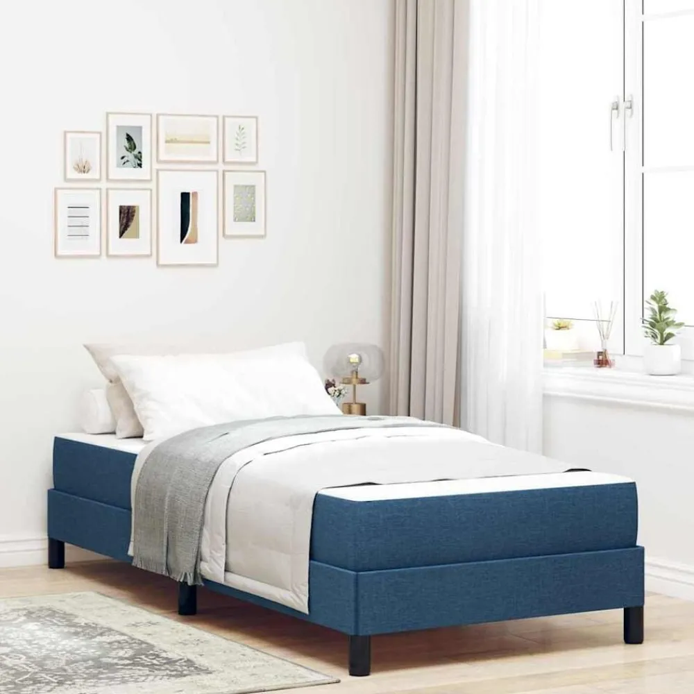 Boxspringbed met matras 80 x 200 cm Stof>vidaXL