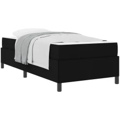 Bedden & Accessoires*vidaXL Boxspringbed 80 x 200 cm Stof Zwart