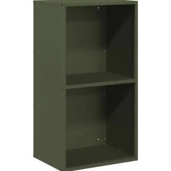 Houtkachel- & Haardaccessoires*vidaXL Brandhoutrek 40x30x75 cm koudgewalst staal Olijfgroen