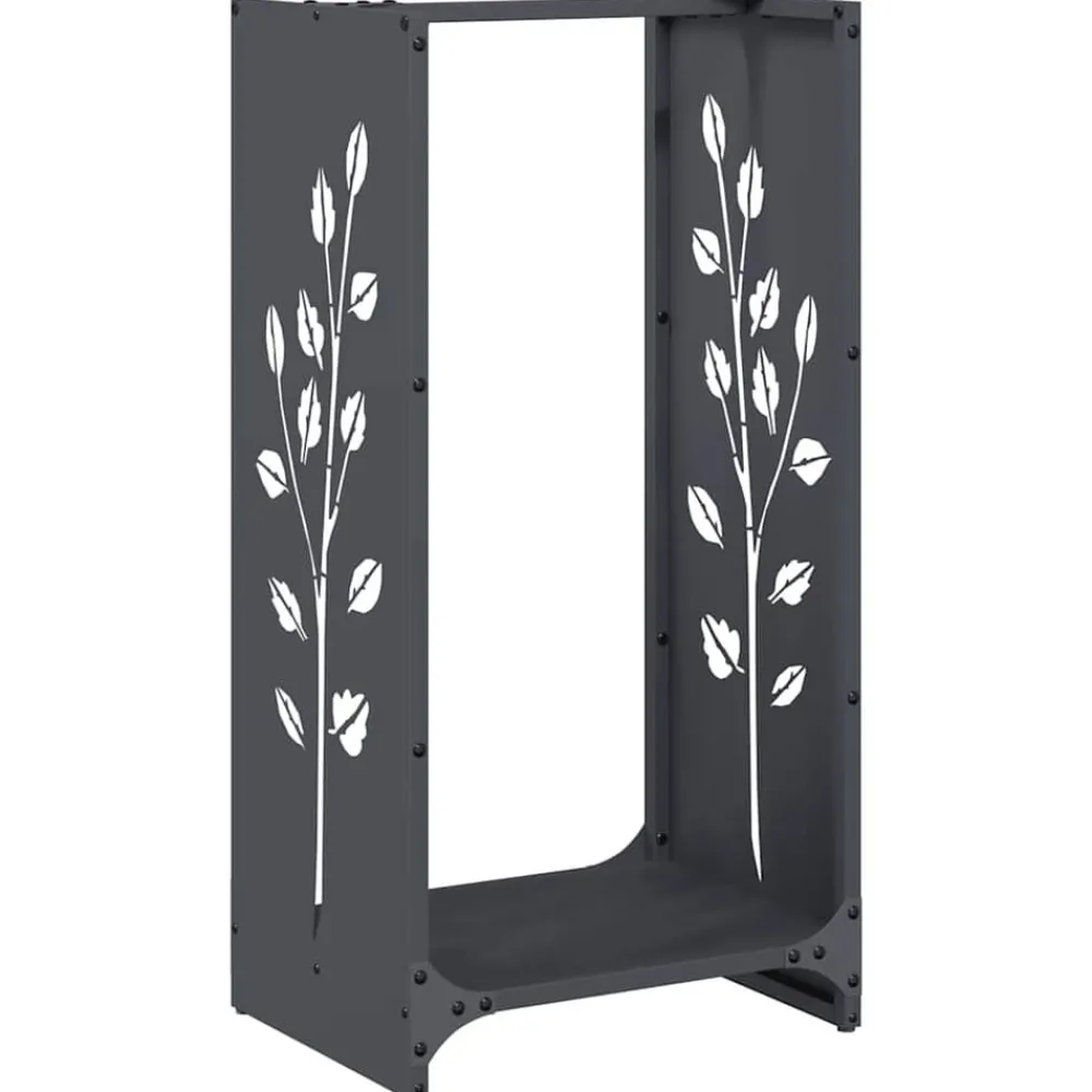 Brandhoutrek 40x30x80 cm koudgewalst staal>vidaXL Discount