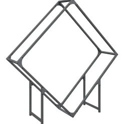 Brandhoutrek 100x25x100 cm koudgewalst staal kleurig>vidaXL Sale