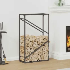 Brandhoutrek 60x25x100 cm koudgewalst staal>vidaXL Clearance
