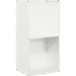 Houtkachel- & Haardaccessoires*vidaXL Brandhoutrek 40x30x80 cm koudgewalst staal Wit
