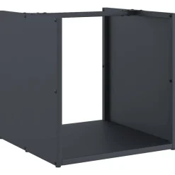 Brandhoutrek 40x40x40 cm koudgewalst staal kleurig>vidaXL Clearance