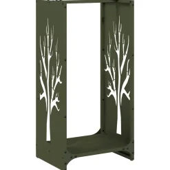 Brandhoutrek 40x30x80 cm koudgewalst staal>vidaXL Hot