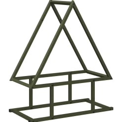 Brandhoutrek 50x25x60 cm koudgewalst staal>vidaXL Discount