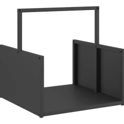 Houtkachel- & Haardaccessoires*vidaXL Brandhoutrek 40x40x40 cm koudgewalst staal Zwart