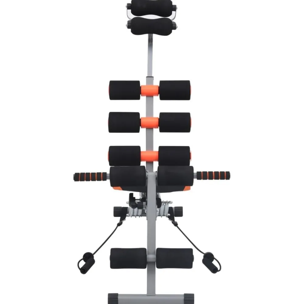 Fitness*vidaXL Buikspiertrainer L-vormig met elastische koorden