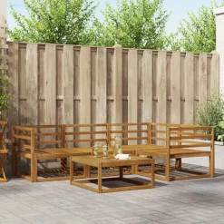 Meubelsets*vidaXL Buiten bankenset 5 pcs Massief Acaciahout Naturel