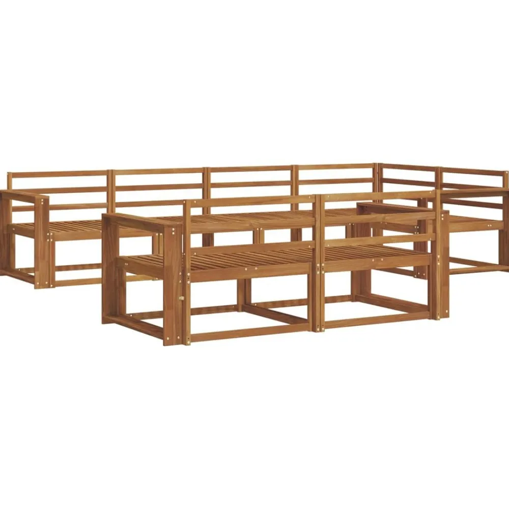 Meubelsets*vidaXL Buiten bankenset 7 pcs Massief Acaciahout Naturel