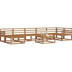 Buiten bankenset 8 pcs Massief Acaciahout><noscript><img width=