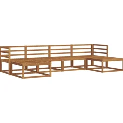 Meubelsets*vidaXL Buiten bankenset 6 pcs Massief Acaciahout Naturel