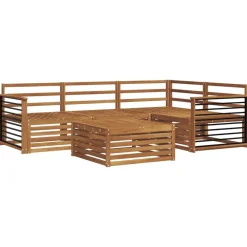 Meubelsets*vidaXL Buiten bankenset 5 pcs Massief Acaciahout Naturel