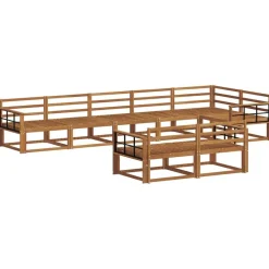 Meubelsets*vidaXL Buiten bankenset 8 pcs Massief Acaciahout Naturel