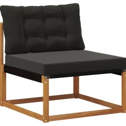 Buiten bankenset met kussen 7 pcs Natuurlijk en Zwart><noscript><img width=