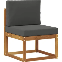 Meubelsets*vidaXL Buiten bankenset met kussen 8 pcs Natuurlijk en antraciet