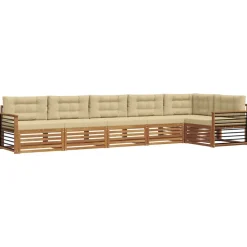 Buiten bankenset met kussen 6 pcs>vidaXL Discount
