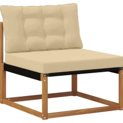 Meubelsets*vidaXL Buiten bankenset met kussen 8 pcs Natuurlijk en beige