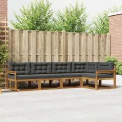 Buiten bankenset met kussen 5 pcs>vidaXL Discount