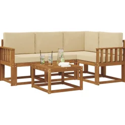 Buiten bankenset met kussen 5 pcs><noscript><img width=
