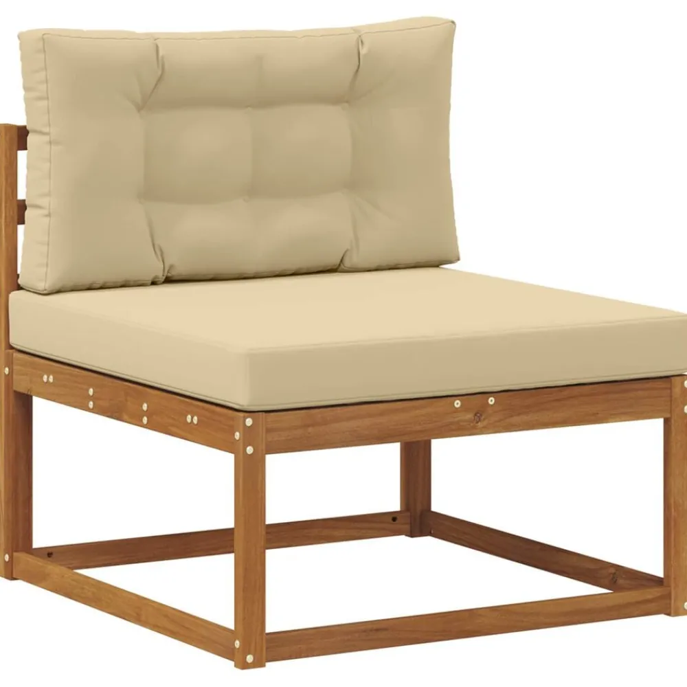 Buiten bankenset met kussen 10 pcs>vidaXL Discount
