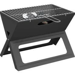 Buiten Grill Zwart 46 x 31 x 31 cm Staal><noscript><img width=