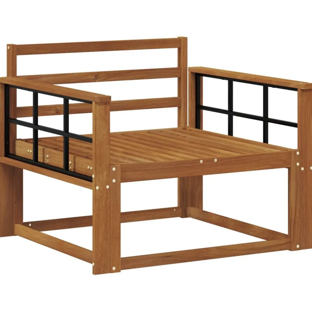 Buiten Midden Sofa Massief Acaciahout>vidaXL New