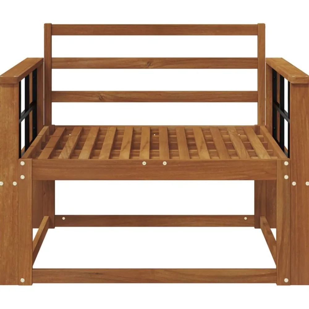 Buiten Midden Sofa Massief Acaciahout>vidaXL New