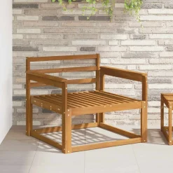 Accessoires Voor Stoelen En Banken*vidaXL Buiten Midden Sofa Massief Acaciahout Naturel