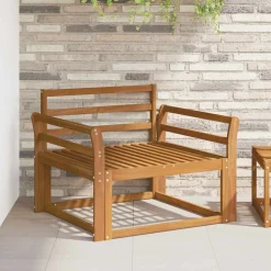 Accessoires Voor Stoelen En Banken*vidaXL Buiten Midden Sofa Massief Acaciahout Naturel