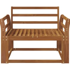 Accessoires Voor Stoelen En Banken*vidaXL Buiten Midden Sofa Massief Acaciahout Naturel